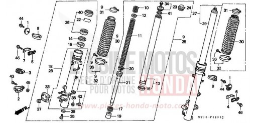 FRONT FORK XRV750S de 1995